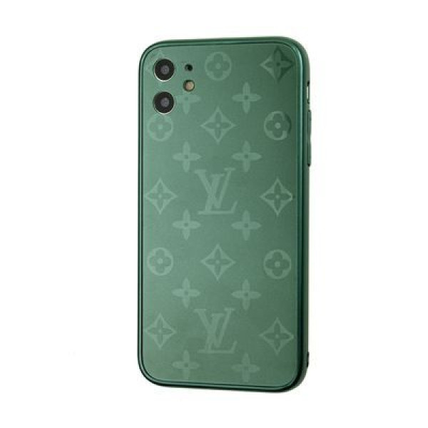 Чехол Glass ЛВ для iPhone 12 mini Forest Green