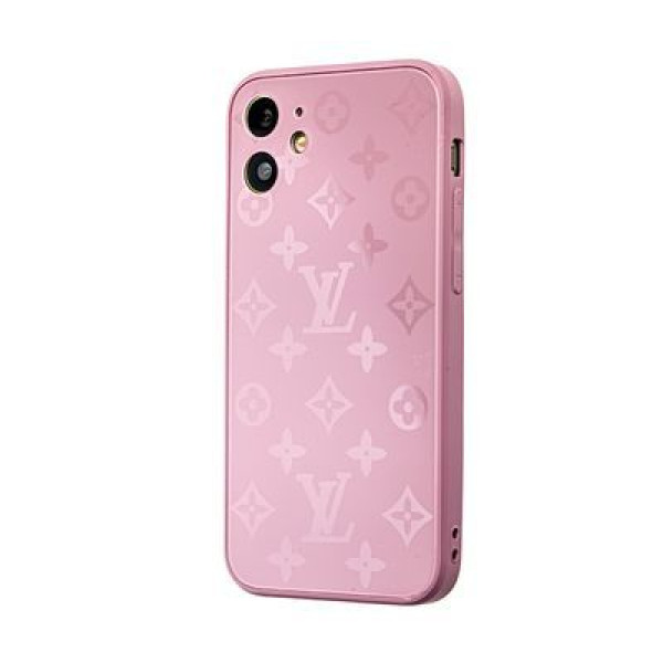 Чохол Glass ЛВ для iPhone 12 Blueberry