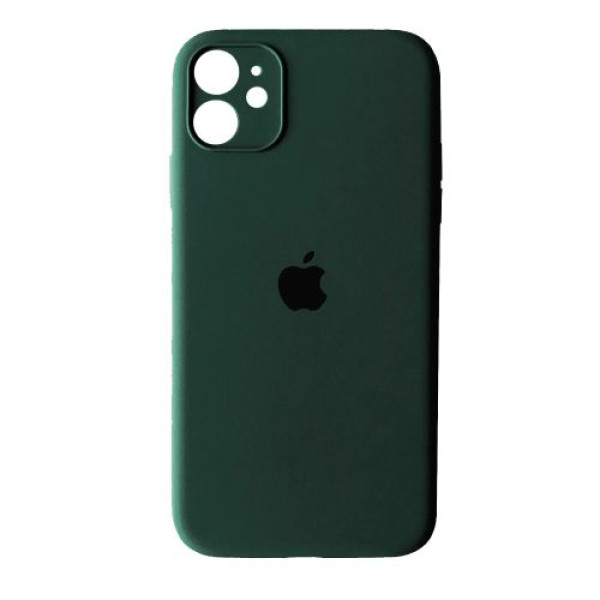 Чехол Silicone Case Full + Camera для iPhone 12 mini Cyprus Green