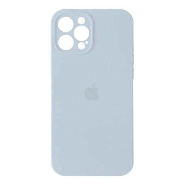 Чехол Silicone Case Full + Camera для iPhone 12 Pro Mist Blue