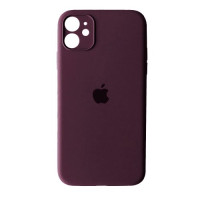 Чехол Silicone Case Full + Camera для iPhone 12 mini Plum