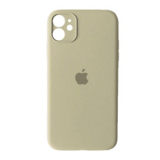 Чехол Silicone Case Full + Camera для iPhone 12 mini Antique White
