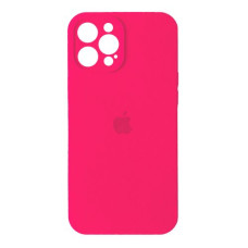 Чохол Silicone Case Full + Camera для iPhone 12 Pro Max Electric Pink