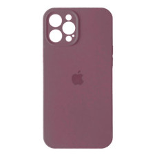 Чехол Silicone Case Full + Camera для iPhone 12 Pro Blueberry