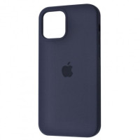 Чехол Silicone Case Full для iPhone 12 Pro Midnight Blue