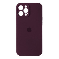 Чохол Silicone Case Full + Camera для iPhone 12 Pro Max Plum