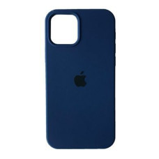 Чехол на iPhone 12 Silicone Case Full Deep Navy