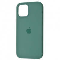 Чехол на iPhone 12 Pro Max Silicone Case Full Pine Green