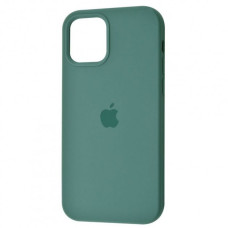 Чехол на iPhone 12 Silicone Case Full Pine Green