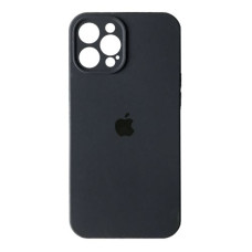 Чехол Silicone Case Full + Camera для iPhone 12 Pro Charcoal Grey
