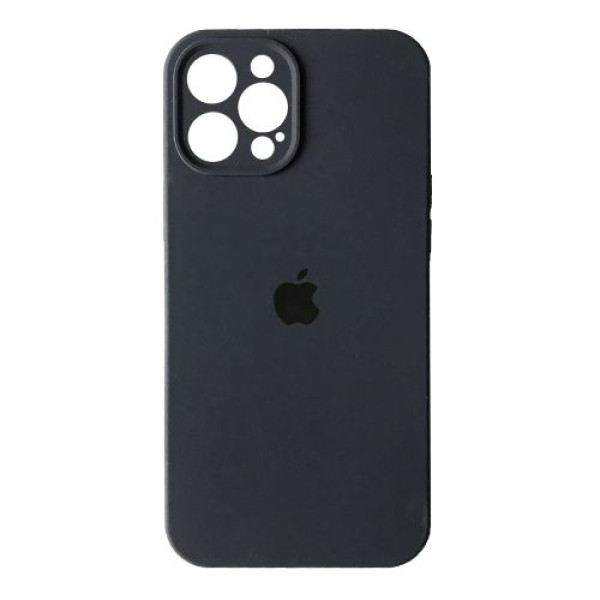 Чехол Silicone Case Full + Camera для iPhone 12 Pro Charcoal Grey