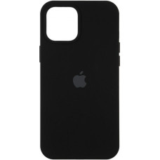 Чохол на iPhone 12 Pro Max Silicone Case Full Black