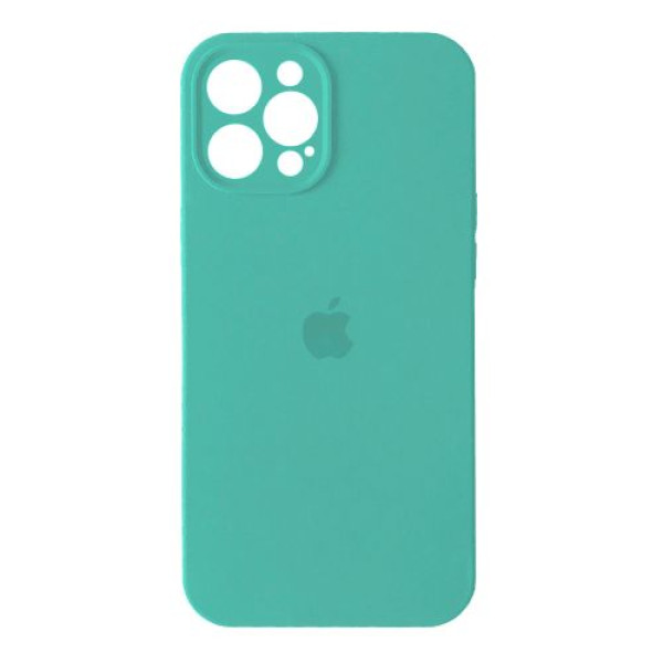 Чехол Silicone Case Full + Camera для iPhone 12 Pro Max Sea Blue