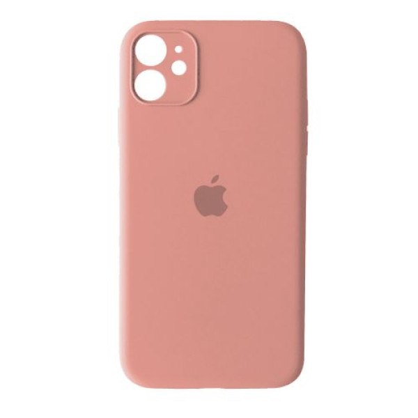 Чохол Silicone Case Full + Camera для iPhone 12 Light Pink