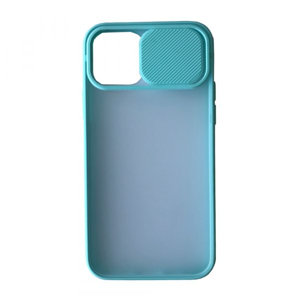 Чохол Hide-Camera matte для iPhone 12 mini Sea blue