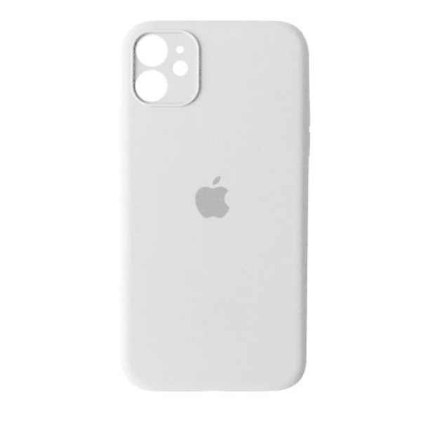 Чехол Silicone Case Full + Camera для iPhone 12 mini White