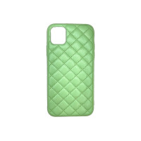 Чехол Leather case QUILTED для iPhone 12 Pro Mint
