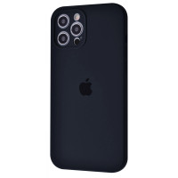 Чехол Silicone Case Full + Camera для iPhone 12 Pro Max Midnight Blue