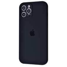 Чохол Silicone Case Full + Camera для iPhone 12 Pro Max Midnight Blue