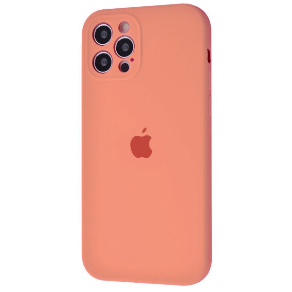 Чохол Silicone Case Full + Camera для iPhone 12 Pro Max Pink