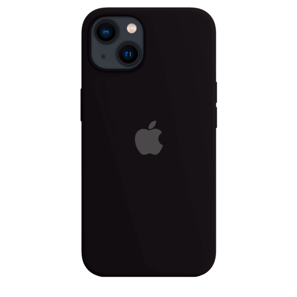 Чехол на iPhone 14 Plus Silicone Case (Black)