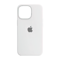 Чехол на iPhone 14 Pro Max Silicone Case (White)