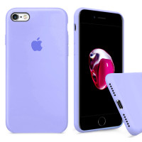 Чехол Silicone Case Full для iPhone 6 / 6s (Lilac Cream)