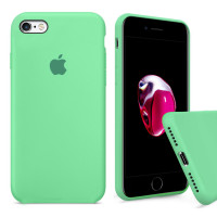 Чехол Silicone Case Full для iPhone 6 / 6s (Spearmint)