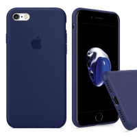 Чехол Silicone Case Full для iPhone 6 / 6s (Midnight Blue)