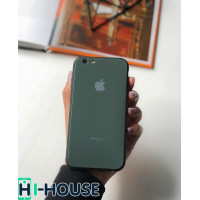 Чехол Glass Pastel color Logo для iPhone 6 / 6s (Forest Green)