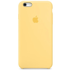 Чехол Silicone Case Full для iPhone 6 / 6s (Yellow)