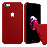 Чехол Silicone Case Full для iPhone 6 / 6s (Camellia White)