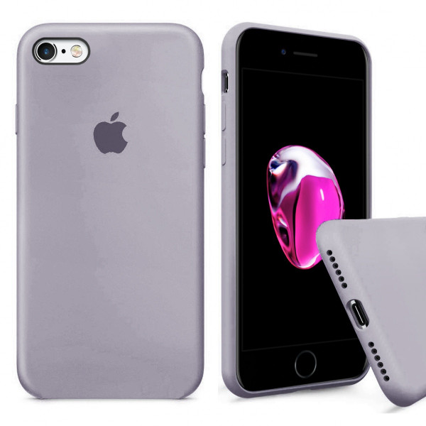 Чехол Silicone Case Full для iPhone 6 / 6s (Lavender)
