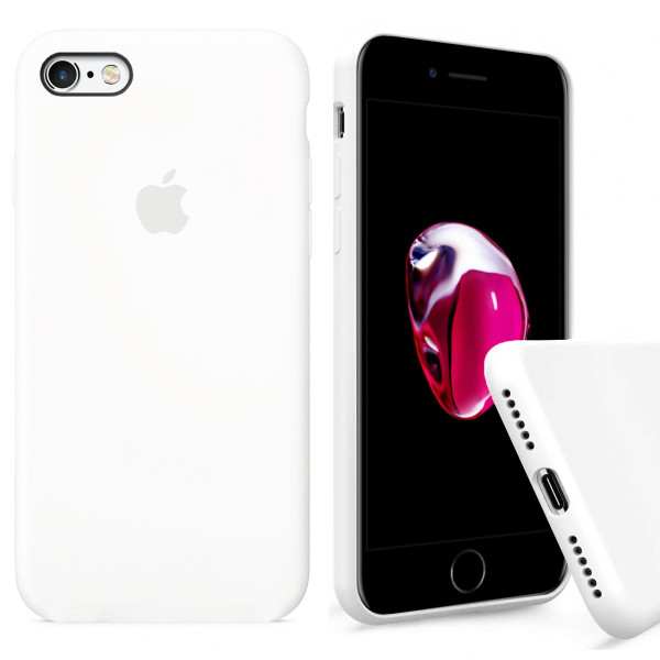 Чехол Silicone Case Full для iPhone 6 / 6s (White)