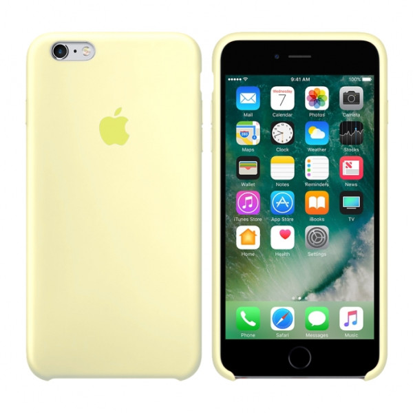 Чехол Silicone Case для iPhone 6/6s (Mellow Yellow) OEM