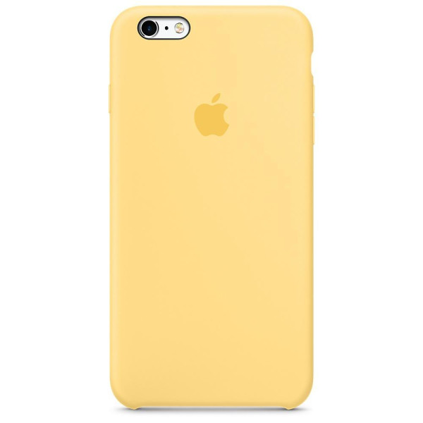 Чехол Silicone Case Full для iPhone 6 Plus / 6s Plus (Yellow)