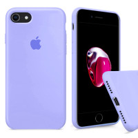 Чохол Silicone Case Full на iPhone 7/8 / SE (2020) (Lilac Cream)