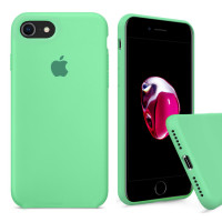 Чехол Silicone Case Full на iPhone 7 / 8 / SE (2020) (Spearmint)