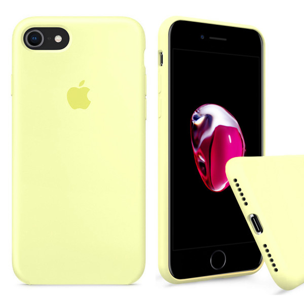 Чехол Silicone Case Full на iPhone 7 / 8 / SE (2020) (Mellow Yellow)