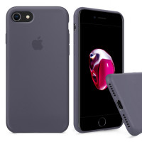 Чехол Silicone Case Full на iPhone 7 / 8 / SE (2020) (Lavender Gray)