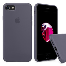 Чехол Silicone Case Full на iPhone 7 / 8 / SE (2020) (Lavender Gray)