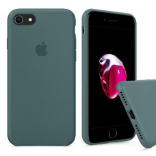Чохол Silicone Case Full на iPhone 7/8 / SE (2020) (Pine Green)