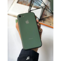Чохол Glass Pastel color Logo на iPhone 7/8 / SE (2020) (Forest Green)