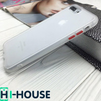Чехол Gingle Series Case на iPhone 8 Plus/7 Plus (Transparent Red)