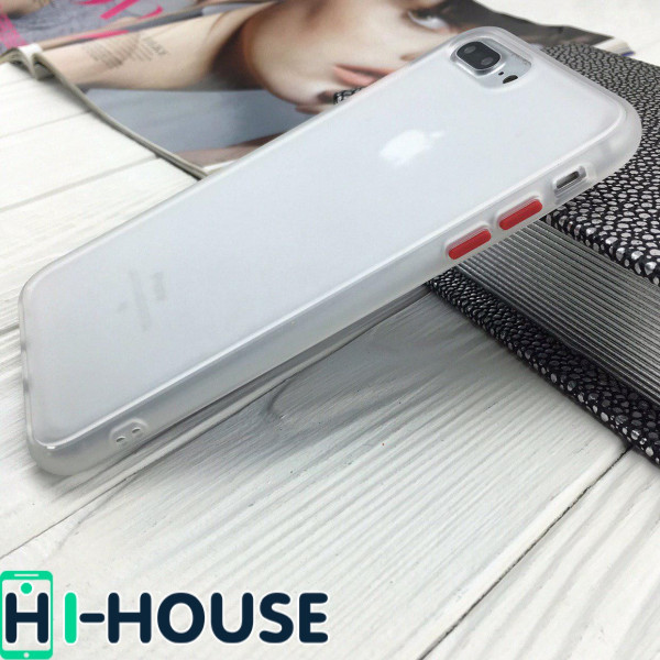 Чохол Gingle Series Case на iPhone 8 Plus / 7 Plus (Transparent Red)