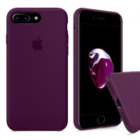 Чехол Silicone Case Full для iPhone 7 Plus / 8 Plus (Marsala)