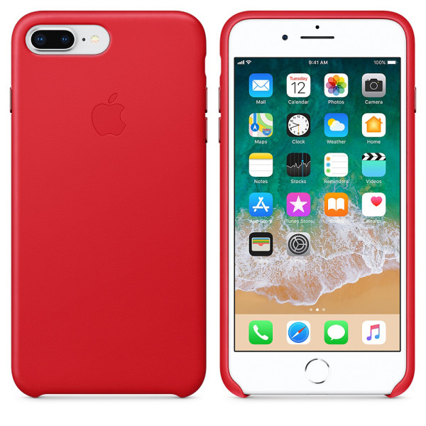 Чехол Good Leather Case для iPhone 7 Plus / 8 Plus (Red)