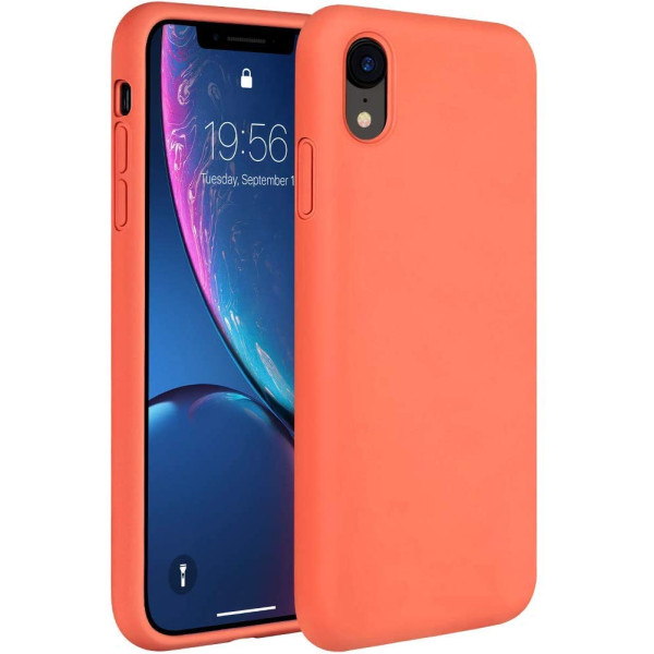 Чехол Silicone Case Full для iPhone XR (Coral)
