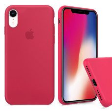 Чохол Silicone Case Full для iPhone XR (Red Raspberry)