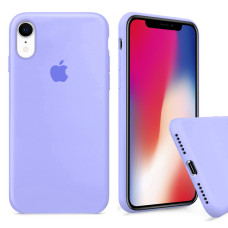Чохол Silicone Case Full для iPhone XR (Lilac Cream)